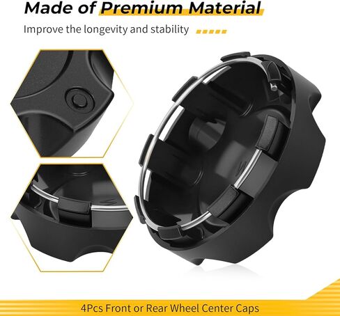M MATI 4Pcs Front or Rear Wheel Center Caps for Polairs RZR XP 1000 2017-2020 RZR 1000 XP Trails Rocks 2021-2022 1522853-655 in Saudi Arabia