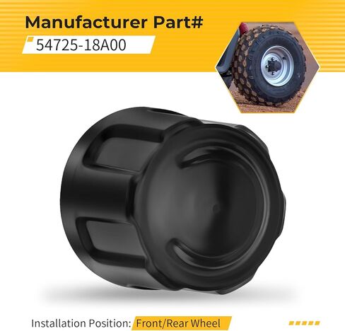 M MATI مركز غطاء عجلة المحور لسوزوكي LTF230 LT300E LT250EF LT185 ALT125 LT125 LT80S QuadRunner LT230GE LT-4WD 1983-1995 QuadMaster LT-A50 QuadSport LT-Z50 LT80 LT-Z90 1996-2024 54725-18A00 in Saudi Arabia