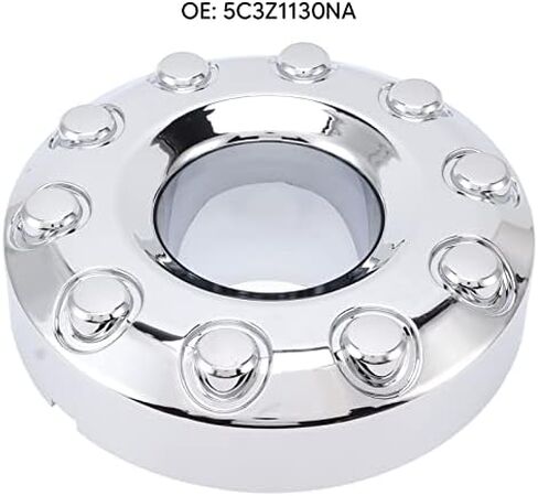 Heavy Duty Truck Hub Caps, Durable 10 Lug Design Wheel Center Covers 19.5 Inch Pair for Fleet Managers Daily Commuters Off-Road Enthusiasts in Saudi Arabia