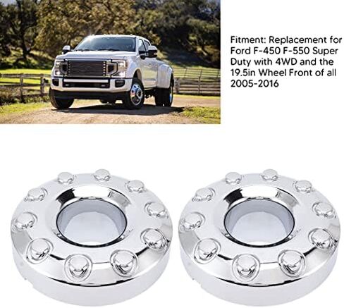 Heavy Duty Truck Hub Caps, Durable 10 Lug Design Wheel Center Covers 19.5 Inch Pair for Fleet Managers Daily Commuters Off-Road Enthusiasts in Saudi Arabia