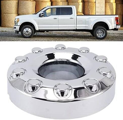 Heavy Duty Truck Hub Caps, Durable 10 Lug Design Wheel Center Covers 19.5 Inch Pair for Fleet Managers Daily Commuters Off-Road Enthusiasts in Saudi Arabia