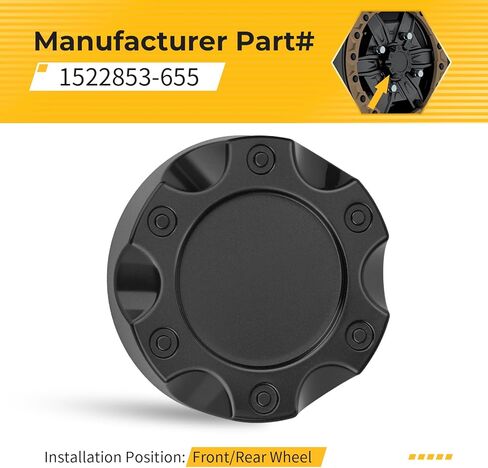 غطاء مركز العجلة الأمامية أو الخلفية M MATI لـ Polairs RZR XP 1000 2017-2020 RZR 1000 XP Trails Rocks 2021-2022 1522853-655 in Saudi Arabia