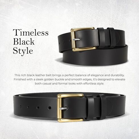 Mens Belts Leather Full Grain, Buffalo Leather, Handmade By Amish, (38mm) Width & (3.6mm) Thickness in Saudi Arabia