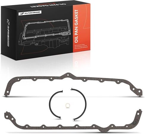 A-Premium 4.7L 4.8L 5.0L 5.6L 5.9L 6.4L 6.6L Engine Oil Pan Gasket Set, Compatible with Jeep Cherokee, Grand Wagoneer, J10, CJ7, Commando, J-100 & International Harvester 100 & Bricklin SV-1 & AMC AMX in Saudi Arabia