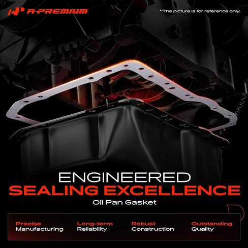 A-Premium 4.7L 4.8L 5.0L 5.6L 5.9L 6.4L 6.6L Engine Oil Pan Gasket Set, Compatible with Jeep Cherokee, Grand Wagoneer, J10, CJ7, Commando, J-100 & International Harvester 100 & Bricklin SV-1 & AMC AMX in Saudi Arabia