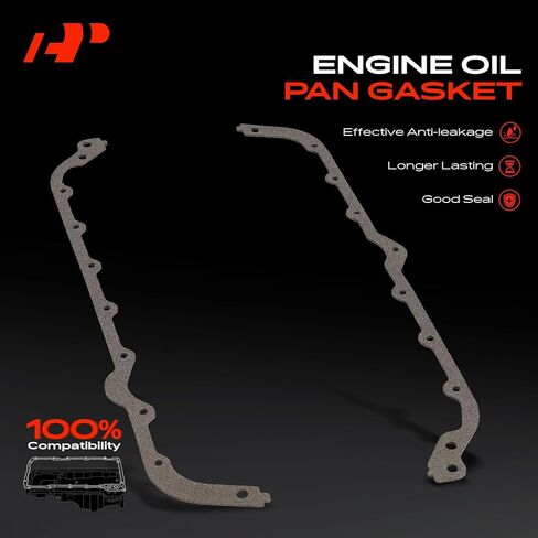 A-Premium 4.7L 4.8L 5.0L 5.6L 5.9L 6.4L 6.6L Engine Oil Pan Gasket Set, Compatible with Jeep Cherokee, Grand Wagoneer, J10, CJ7, Commando, J-100 & International Harvester 100 & Bricklin SV-1 & AMC AMX in Saudi Arabia