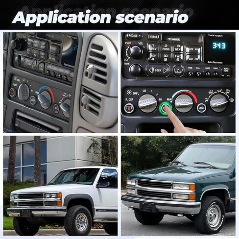وحدة التحكم في المناخ لسخان التيار المتردد الأمامي من muge Racing 599-006 متوافقة مع 1996-2000 Chevy C1500 & C2500 Suburban، Tahoe & GMC Yukon يستبدل 599-006، 9378805، 1572547 in Saudi Arabia