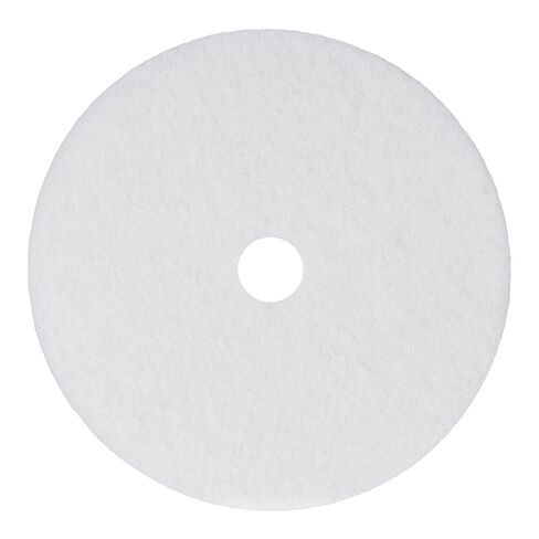 Boardwalk BWK4021WHI 21 in. Diameter Polishing Floor Pads - White (5/Carton) in Saudi Arabia