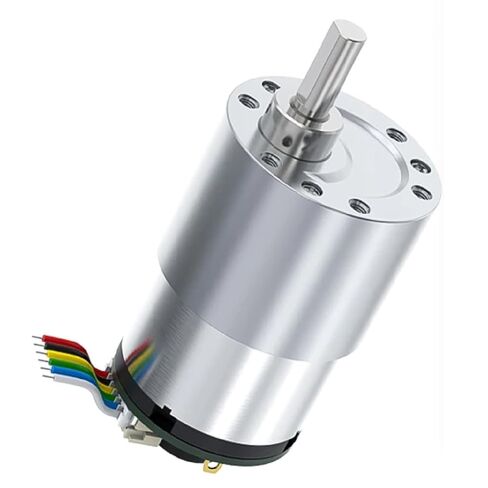 JGB37-520 Brushed DC Gearmotor with Hall Encoder, 12V Adjustable Speed Motor, Forward and Reverse Rotation, D-Shaped Shaft, Metal Gear, 21KG Torque (333RPM 6V Bracket Motor) in Saudi Arabia