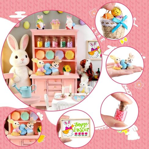 24 قطعة من زخارف المنمنمات لبيت دمية عيد الحب بمقياس 1:12 مجموعة أثاث رف كتب خشبي رومانسي صغير زجاجات صغيرة وكراسي وأكواب لديكور عيد الحب in Kuwait