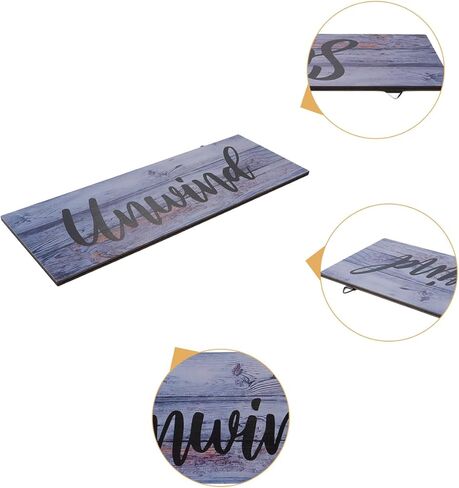 Alnicov 3PCS Wooden wall sign Farmhouse Bathroom Wall Decors Relax Renew Refresh Signs Vintage Wood Wall Signs for Home Bathroom Laundry Room Décor in Saudi Arabia
