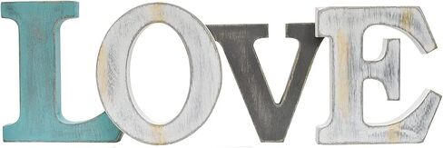 لافتة خشبية للحائط وسطح الطاولة لديكور المنزل، حروف خشبية على شكل حلم، لافتة مثبتة على الحائط ريفية معلقة وكلمات قائمة بذاتها لتزيين المزرعة - 15.75 بوصة طول in Kuwait