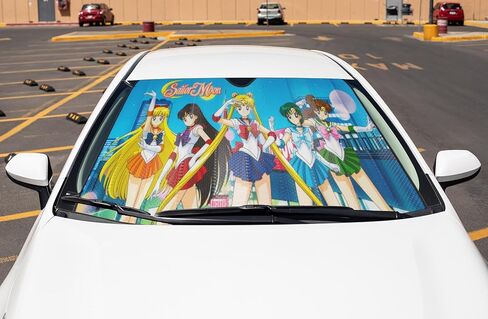 Stunned Mind Sailor Moon Sunshade Featuring All of The Sailor Scouts in Kuwait
