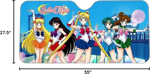 Stunned Mind Sailor Moon Sunshade Featuring All of The Sailor Scouts in Kuwait