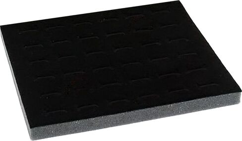 FindingKing (6) 36 Ring Slot Black Tray Inserts Travel Showcase Displays in Saudi Arabia