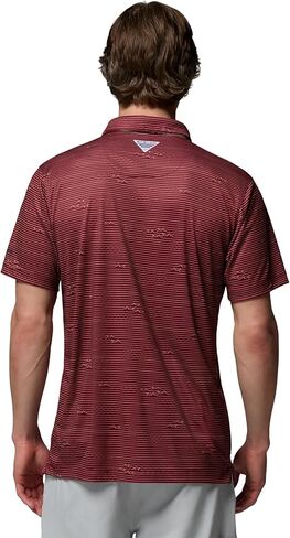 Columbia Men's Collegiate Super Terminal Tackle Polo, FSU - Cabernet, X-Large in Saudi Arabia