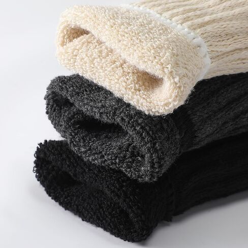 Socks for Women/Mens - 3 Pairs Winter Socks Cold Weather Thick Cozy Knit Warm Womens Sock in Saudi Arabia