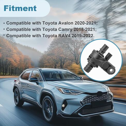 16671-25010 صمام تجاوز المبرد لتويوتا كامري 2018-2023، RAV4 2019-2023، أفالون 2019-2022 لكزس ES/NX 2019-2023، صمام التحكم في مياه التبريد يستبدل 16671 125010،1667125010 in Saudi Arabia