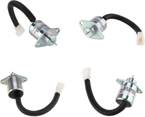 12V Fuel Shut Off Solenoid For 05 Series D905 D1005 V1205 V1305 V1505 17594-6001-4 17454-60010 1503ES-12A5UC5S SA-4569-T in Kuwait