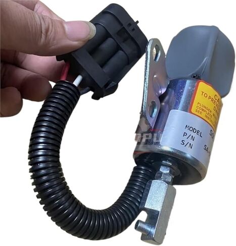 1pc 12V Engine Flameout Solenoid Valve 7000782 Stop Solenoid for 418 E08 E10 E17 E19 E20 in Saudi Arabia