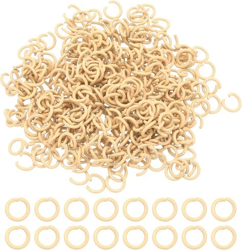PATIKIL Open Jump Rings, 400 Pcs 8mm Round Ring Charm Loops Connector for Jewelry Making Supplies DIY Craft Keychains Necklaces Earrings, Purple in Saudi Arabia