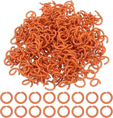 PATIKIL Open Jump Rings, 400 Pcs 8mm Round Ring Charm Loops Connector for Jewelry Making Supplies DIY Craft Keychains Necklaces Earrings, Purple in Saudi Arabia