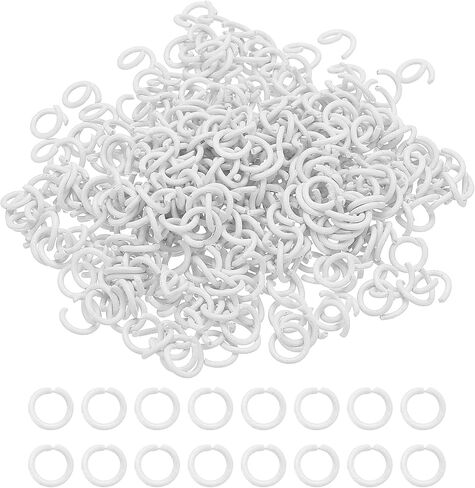 PATIKIL Open Jump Rings, 400 Pcs 8mm Round Ring Charm Loops Connector for Jewelry Making Supplies DIY Craft Keychains Necklaces Earrings, Purple in Saudi Arabia
