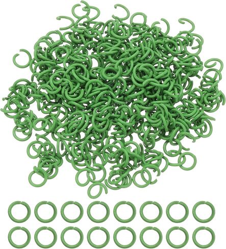 PATIKIL Open Jump Rings, 400 Pcs 8mm Round Ring Charm Loops Connector for Jewelry Making Supplies DIY Craft Keychains Necklaces Earrings, Purple in Saudi Arabia