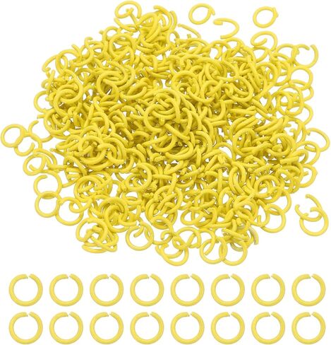 PATIKIL Open Jump Rings, 400 Pcs 8mm Round Ring Charm Loops Connector for Jewelry Making Supplies DIY Craft Keychains Necklaces Earrings, Purple in Saudi Arabia