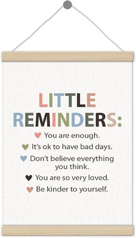 Inspirational Little Reminders Poster Hanger Frame 12x16 Inch, Inspirational Wall Decor, Positive Affirmations Wall Art Decor for Dorm Office Classroom Home in Saudi Arabia