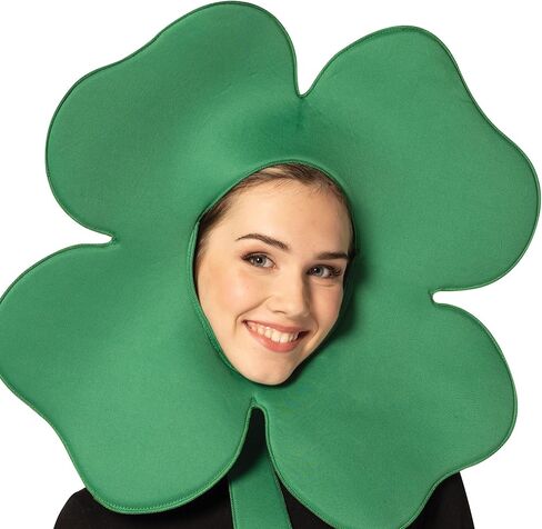 غطاء رأس زي Rasta Imposta Four Leaf Clover الأيرلندي الأخضر لعيد القديس باتريك، للنساء والرجال، مقاس واحد للبالغين in Saudi Arabia