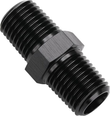 1/8 NPT Male to 1/8 NPT Male Union Fitting Coupler Adapter Aluminum Black in Saudi Arabia