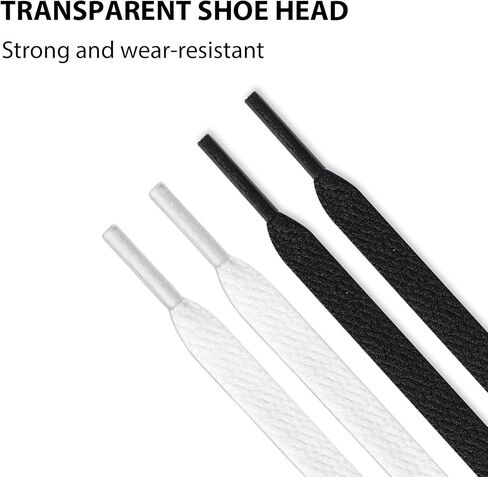 UamGlsob 2Pairs Knee High Shoelaces for Converse Chuck Taylor, Flat Polyester Laces Replacement Strings with Anti-Fray Ends in Saudi Arabia