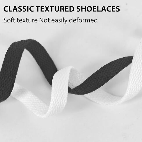 UamGlsob 2Pairs Knee High Shoelaces for Converse Chuck Taylor, Flat Polyester Laces Replacement Strings with Anti-Fray Ends in Saudi Arabia