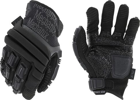 قفازات Mechanix Wear M-Pact 2 التكتيكية المقاومة للصدمات - قفازات أمان متينة متعددة الأغراض - قبضة شديدة التحمل - متوافقة مع TAA وقادرة على لمس الشاشة - صغيرة - سوداء سرية in Kuwait