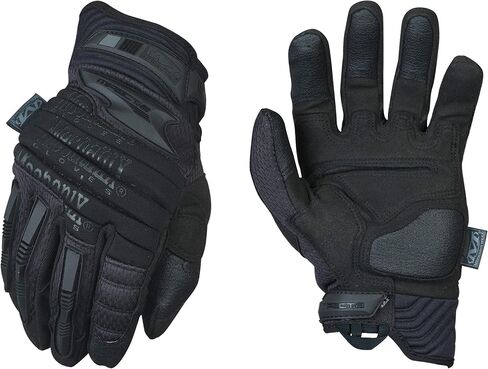قفازات Mechanix Wear M-Pact 2 التكتيكية المقاومة للصدمات - قفازات أمان متينة متعددة الأغراض - قبضة شديدة التحمل - متوافقة مع TAA وقادرة على لمس الشاشة - صغيرة - سوداء سرية in Kuwait