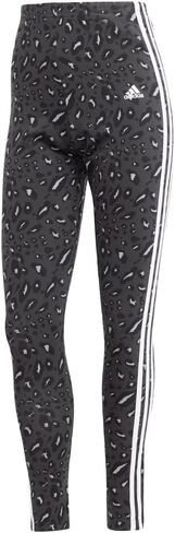 بنطال ضيق بطبعة حيوانات من adidas Essentials 3-Stripes رمادي/كربوني/أسود LG in Saudi Arabia