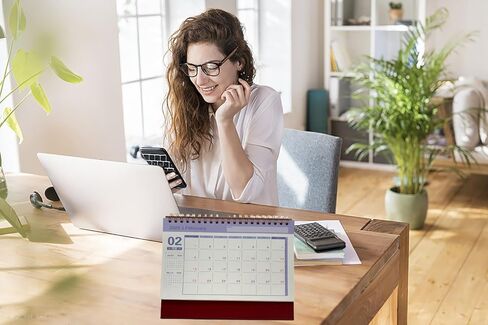 Desk Calendar 2026,Standing 2026 Desk Calendar,Flip Calender 14 Months Calendar(Nov 2025-Dec 2026) for Home School Office (Red) in Saudi Arabia