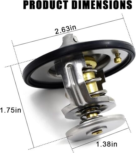 Engine Thermostat Replaces 52028898AE 52028898AI Compatible with Ram Dodge Magnum JP Grand Cherokee Commander Chrysler 300 2003-2018 For 5.7L 6.1L 6.2L 6.4L Cooling System Thermostat in Kuwait