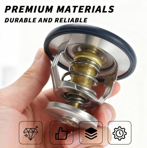 Engine Thermostat Replaces 52028898AE 52028898AI Compatible with Ram Dodge Magnum JP Grand Cherokee Commander Chrysler 300 2003-2018 For 5.7L 6.1L 6.2L 6.4L Cooling System Thermostat in Kuwait