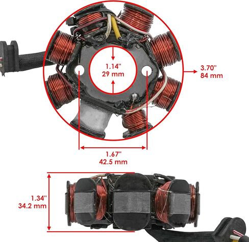 Caltric Stator Compatible With KTM 525 Exc Exc-G Mxc-G Xc Xc-G Xc-W Racing 2003-2006 in Saudi Arabia