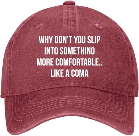Why Don't You Slipped Into-Something Hats for Mens Trendy Washed Distressed in Saudi Arabia