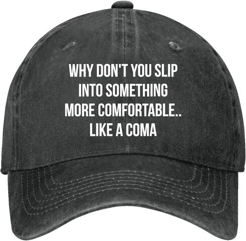 Why Don't You Slipped Into-Something Hats for Mens Trendy Washed Distressed in Saudi Arabia