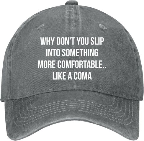 Why Don't You Slipped Into-Something Hats for Mens Trendy Washed Distressed in Saudi Arabia