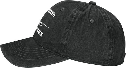 Easily-Distracted by Airplanes Lover Hats for Womens Aesthetic Washed in Saudi Arabia