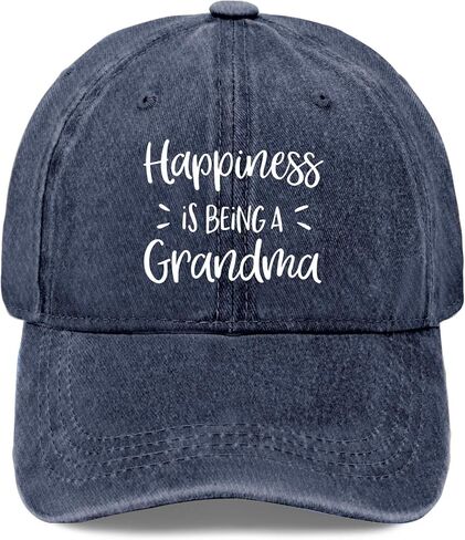 Happiness-is Beings a Grandma Hat for Women Cool Washed Distressed Baseball in Saudi Arabia