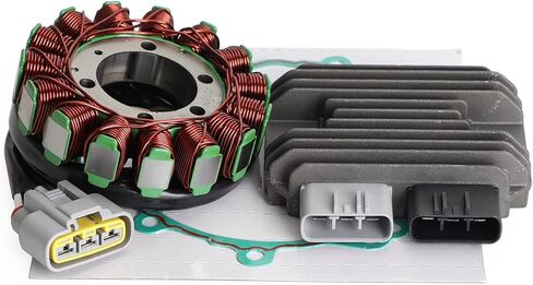 Artudatech Magneto Stator+Voltage Rectifier+Gasket Fits for Kawasaki ZX600 Ninja 600 ZX6R ZX-6R 2009-2017, Ninja ZX-6R (US) ZX600RMFNN 2021 21003-0083 in Saudi Arabia