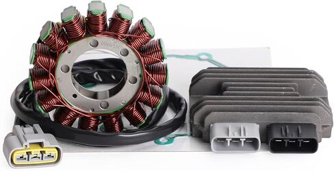Artudatech Magneto Stator+Voltage Rectifier+Gasket Fits for Kawasaki ZX600 Ninja 600 ZX6R ZX-6R 2009-2017, Ninja ZX-6R (US) ZX600RMFNN 2021 21003-0083 in Saudi Arabia