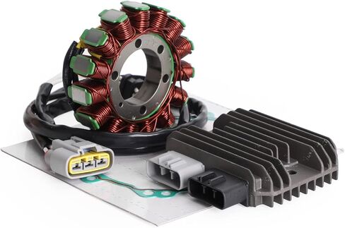 Artudatech Magneto Stator+Voltage Rectifier+Gasket Fits for Kawasaki ZX600 Ninja 600 ZX6R ZX-6R 2009-2017, Ninja ZX-6R (US) ZX600RMFNN 2021 21003-0083 in Saudi Arabia
