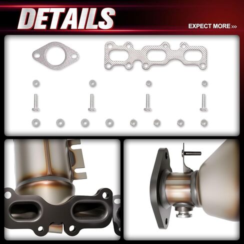 2pcs Catalytic Converter with Exhaust Manifold Compatible with 2013-2019 Ford Explorer/Flex/Taurus, 2015-2018 Ford Edge V6 3.5L/3.7L(EPA Compliant) in Saudi Arabia